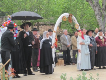 Entry to a folk ceremony in Alte, in Portugal's Algarve