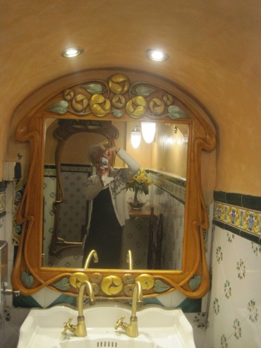 Or taken a more wonky photograph in a famous loo!