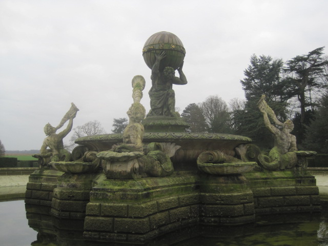 The Atlas Fountain, with its patina of age