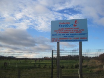 The 'Foot Golf' was a bit of a surprise! Anybody played foot golf?