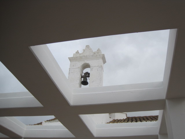 Looking up to the bell tower