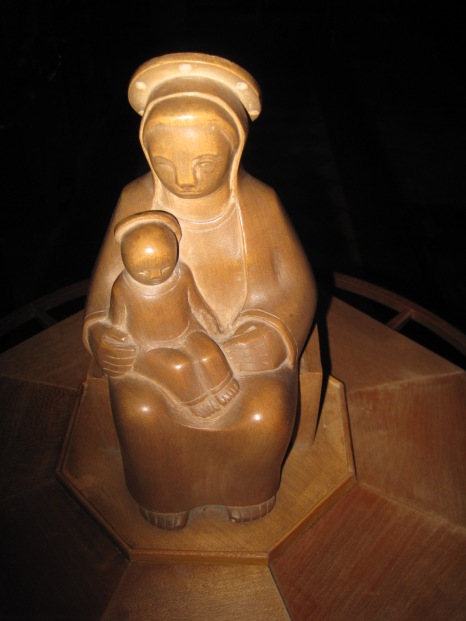 And inside, the Madonna