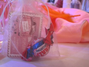 The wedding 'favours'